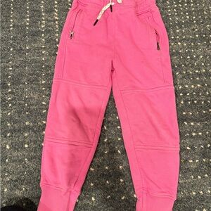 Hanna Andersson Vibrant Pink Kids Joggers